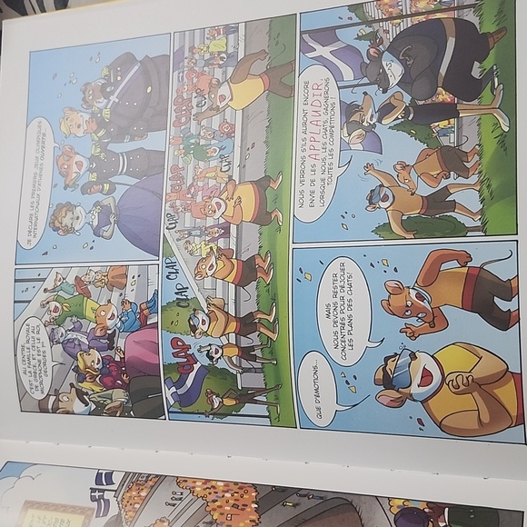 French- Stilton, Les Olympiques Sont en Danger! Comic Book - Picture 3 of 4